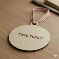 MEDAL okrągły 10x10 cm - grawer
